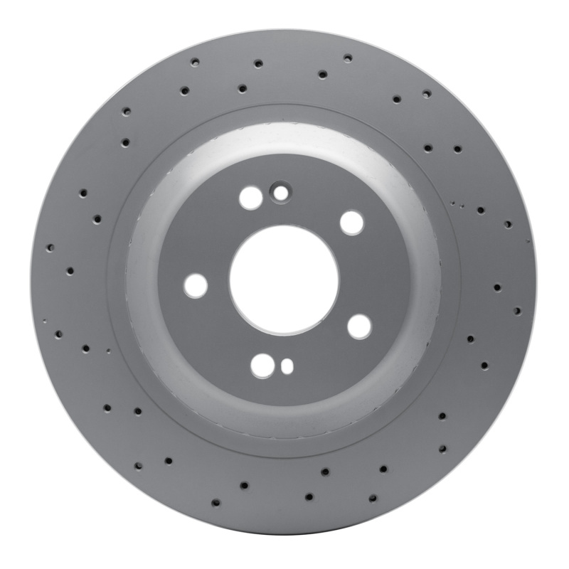 Mercedes-Benz S560 Brake Rotor (1) - Rear - R1 Concepts - GeoSPEC Coated Rotor - Drilled - `14-`21